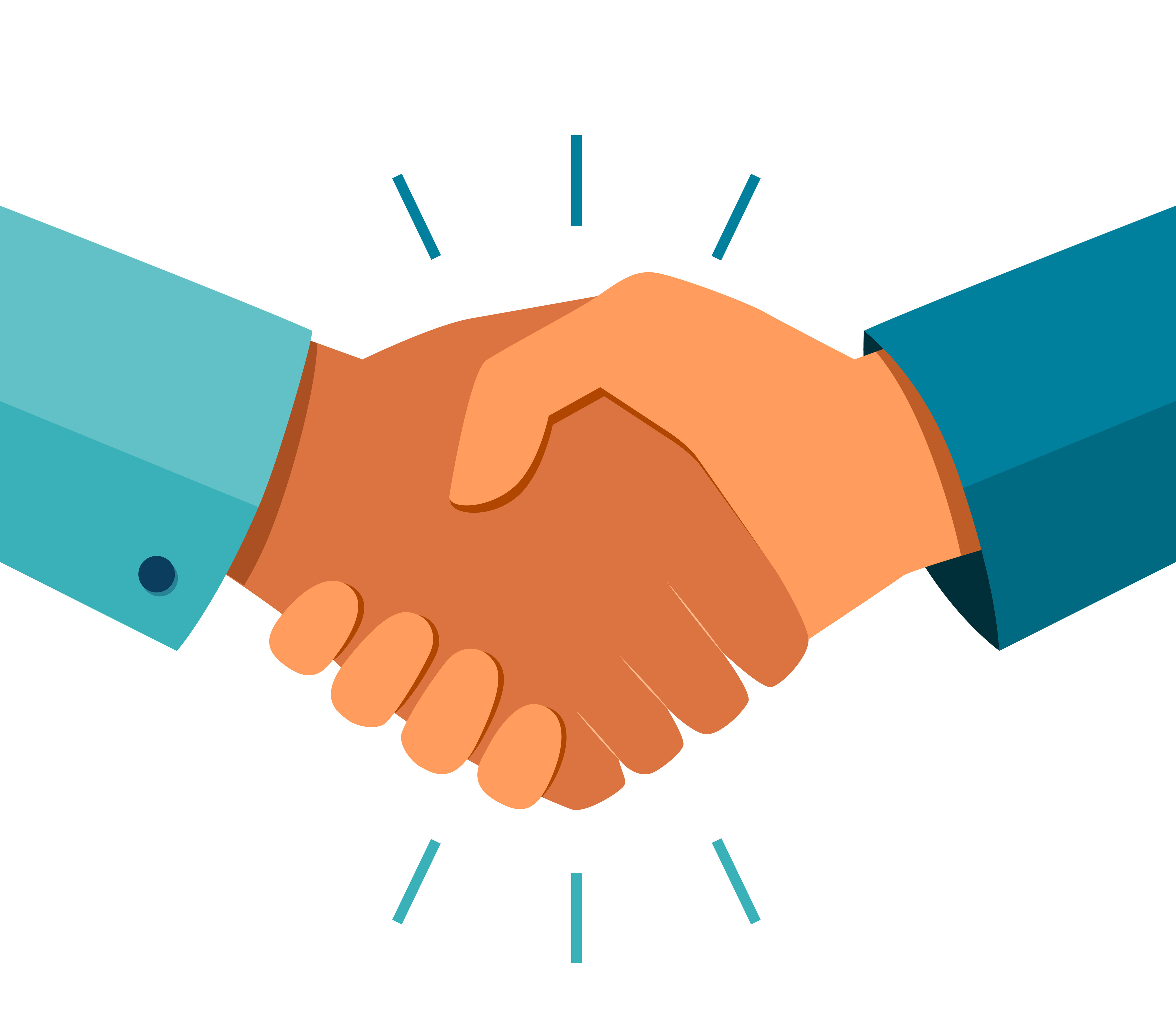 Handshake — confidence and trust