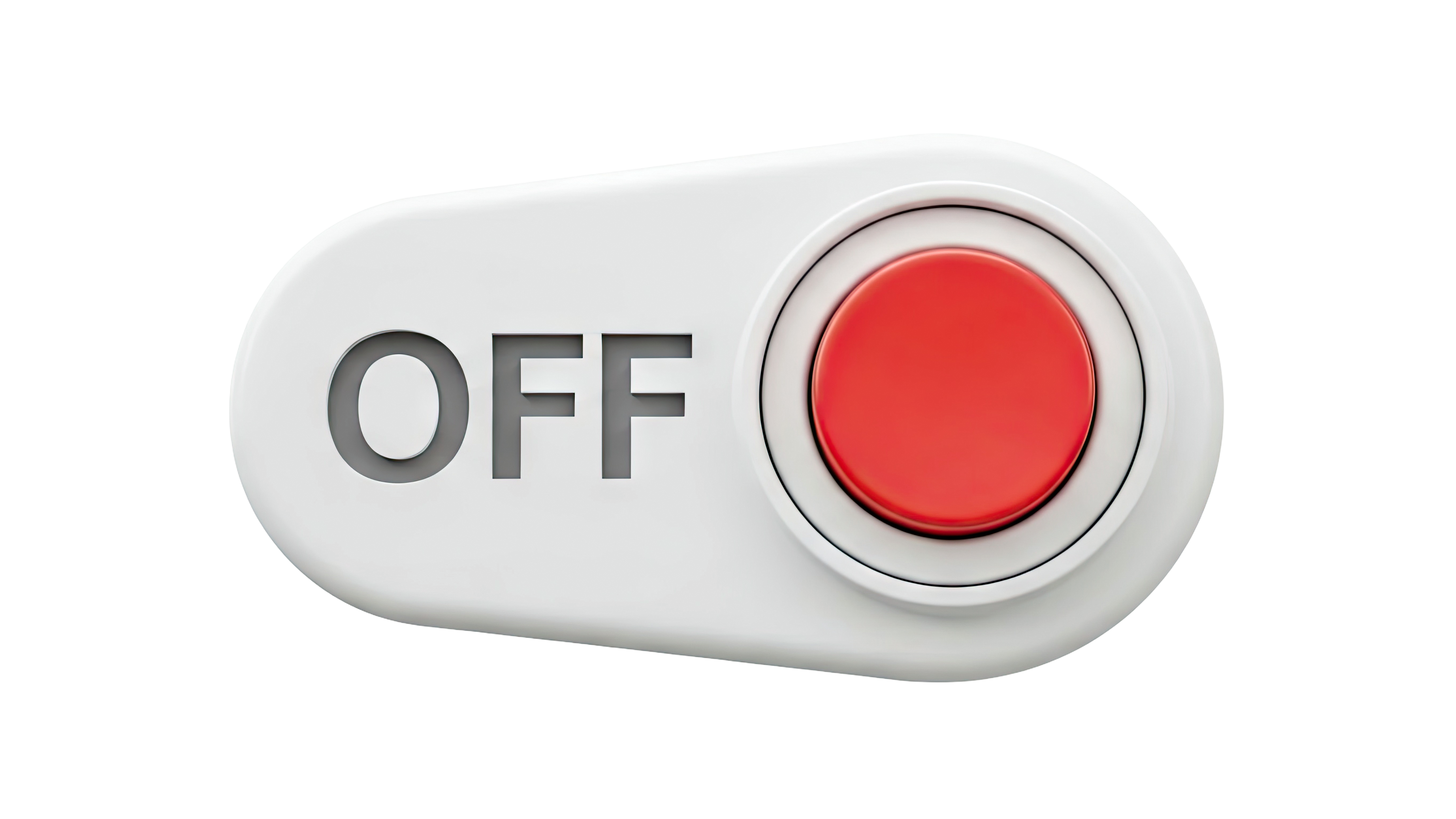 Switch in off position